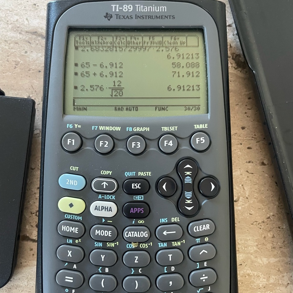 TI-89 Titanium TEXAS INSTRUMENTS